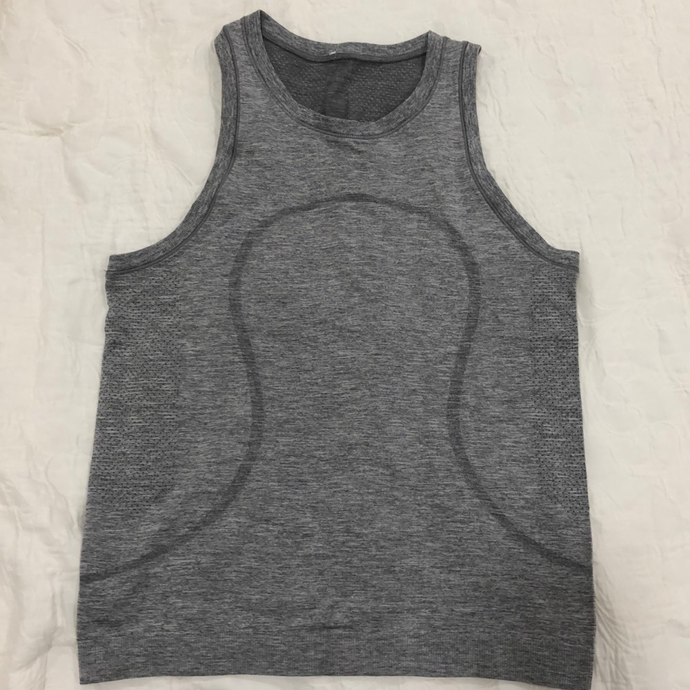 Gray Lululemon Swiftly Relaxed Tank Top
